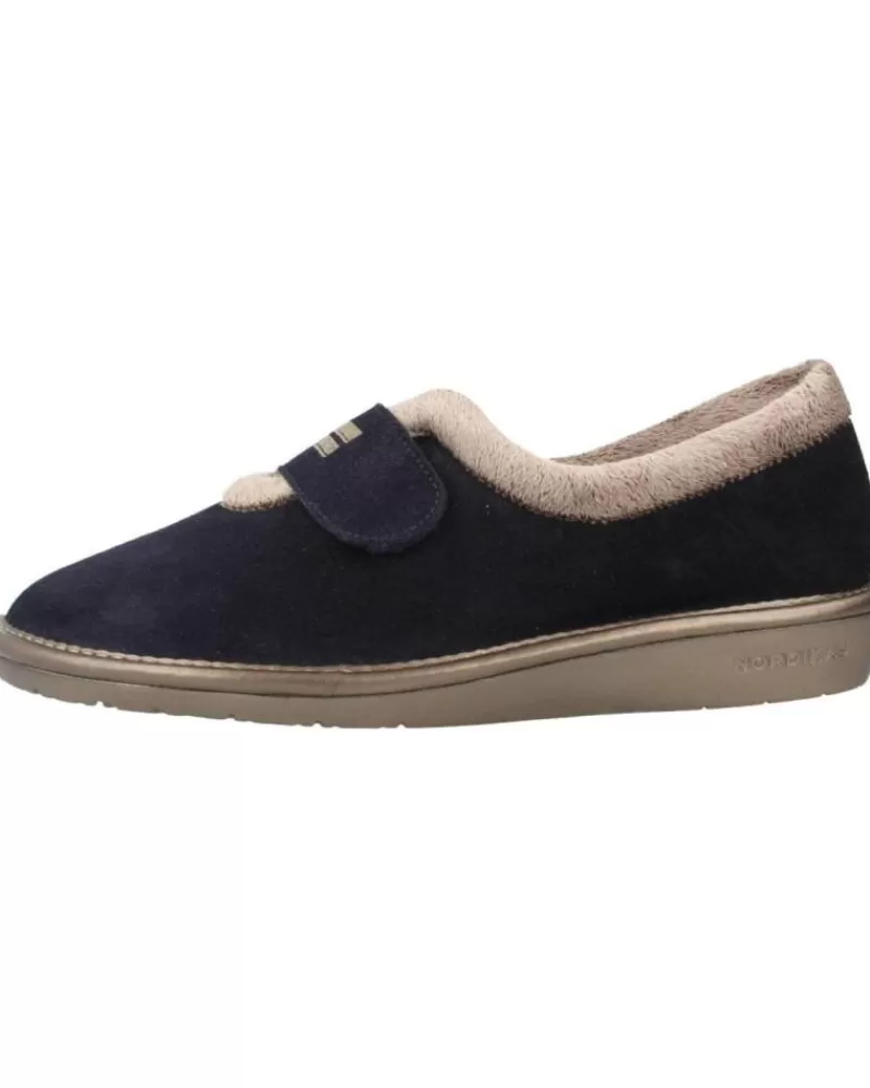 Woman NORDIKAS Woman House Slipers Top Line Azul