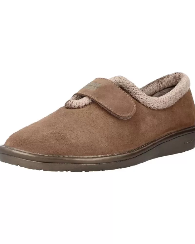 Woman NORDIKAS Woman House Slipers Top Line Marron