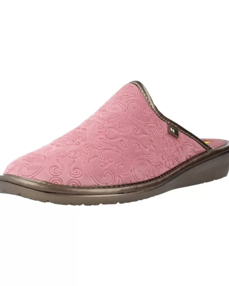 Woman NORDIKAS Woman House Slipers Top Line Rosa