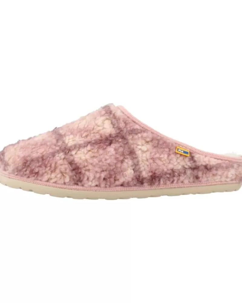 Woman NORDIKAS Woman House Slipers Yogui Rosa