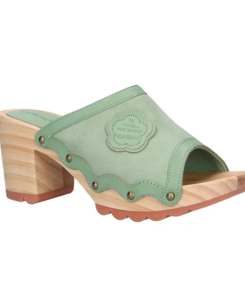 Woman KICKERS Woman 895170-50 Kick Woodst 61 Vert Menthe