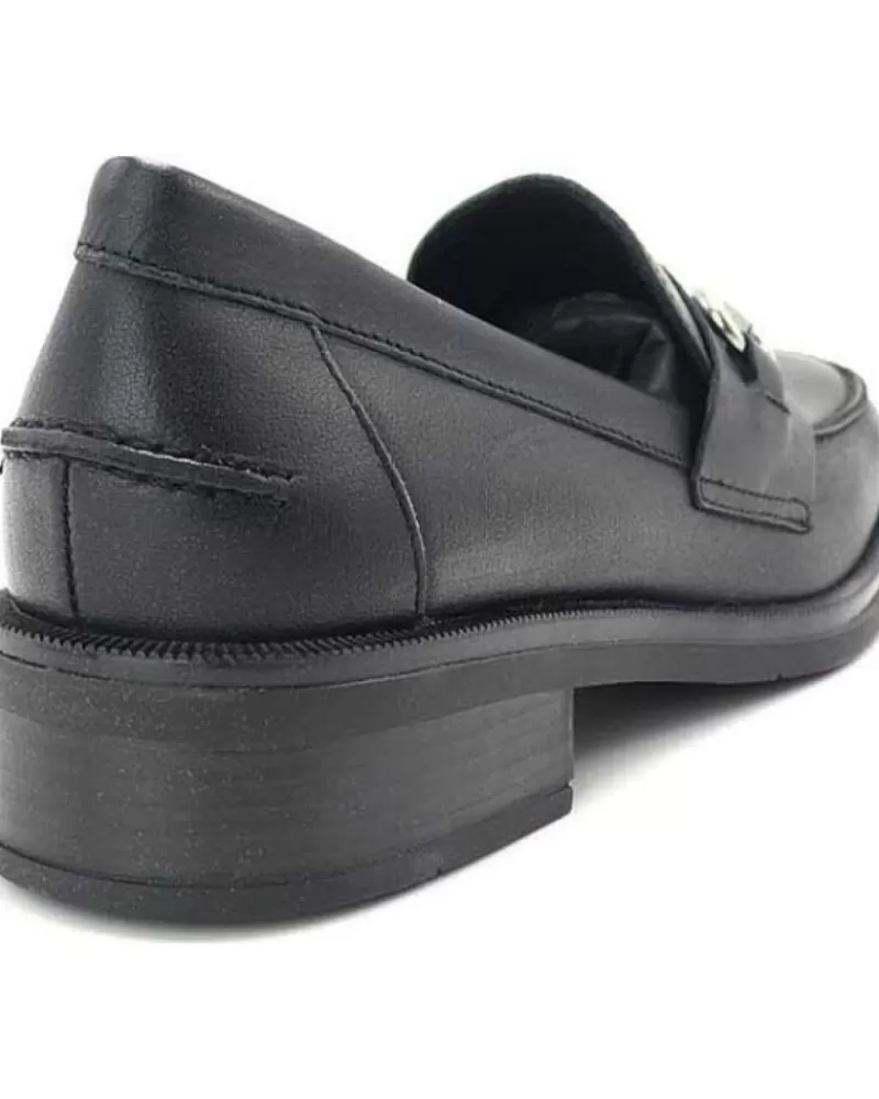 Woman CLARA DURAN Woman Mocasines Mocasin Aplique Metalico Vilma Negro