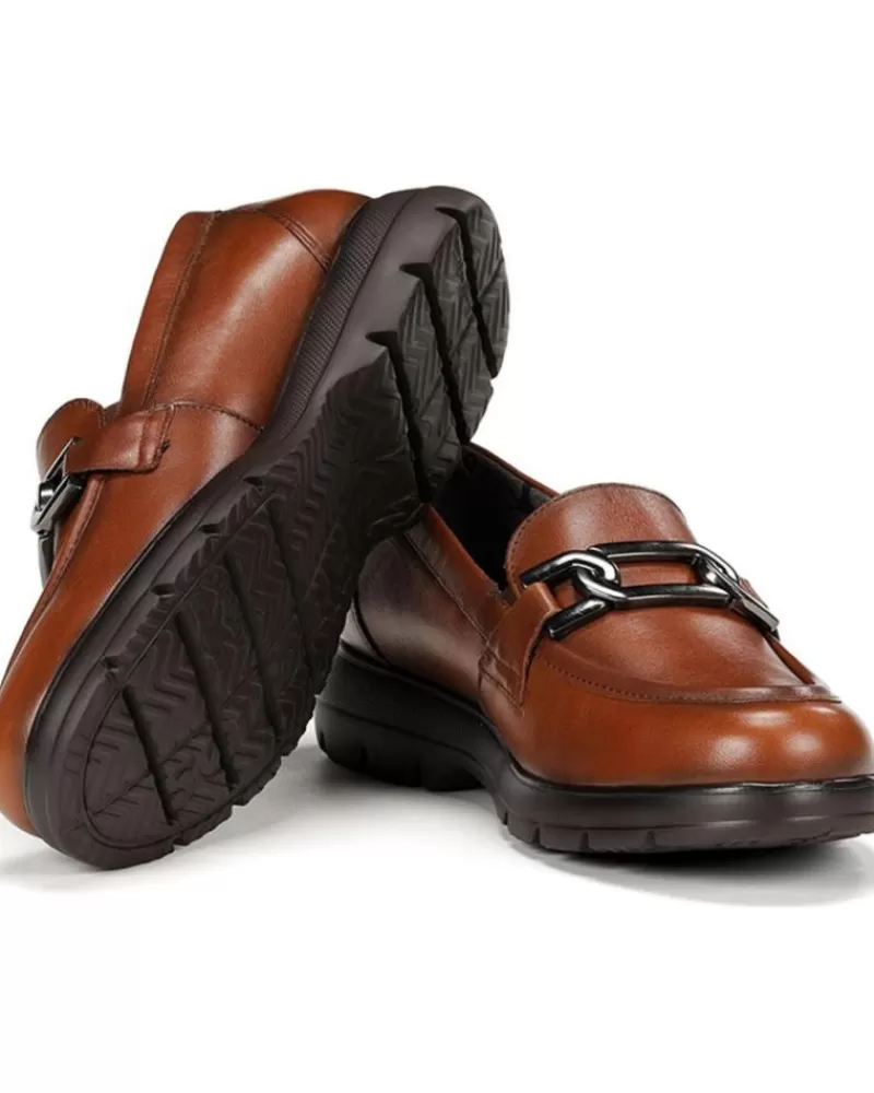 Woman FLUCHOS Woman Mocasines Zapatos En Color Para Cuero