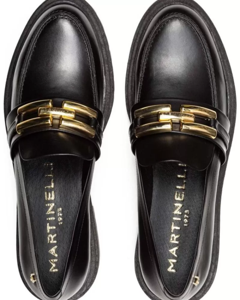 Woman MARTINELLI Woman Mocasines Mocasin Para Mujer 1674-B080P Negro