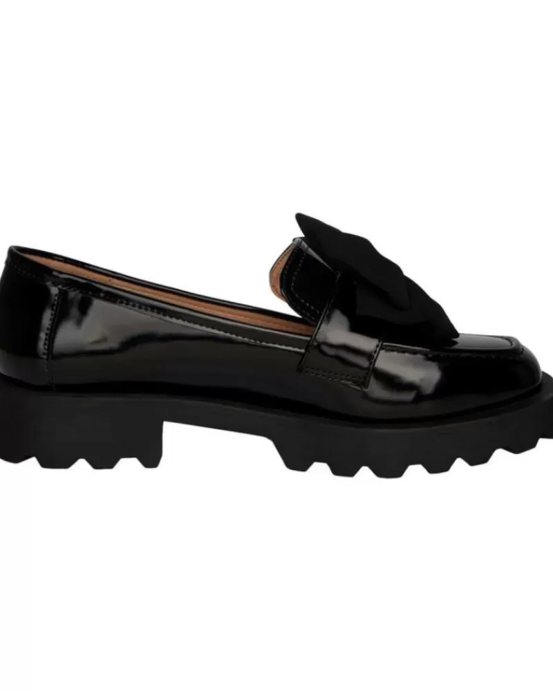 Woman ONLY Woman Mocasines Zapato Charol Lazo 17142201 Negro