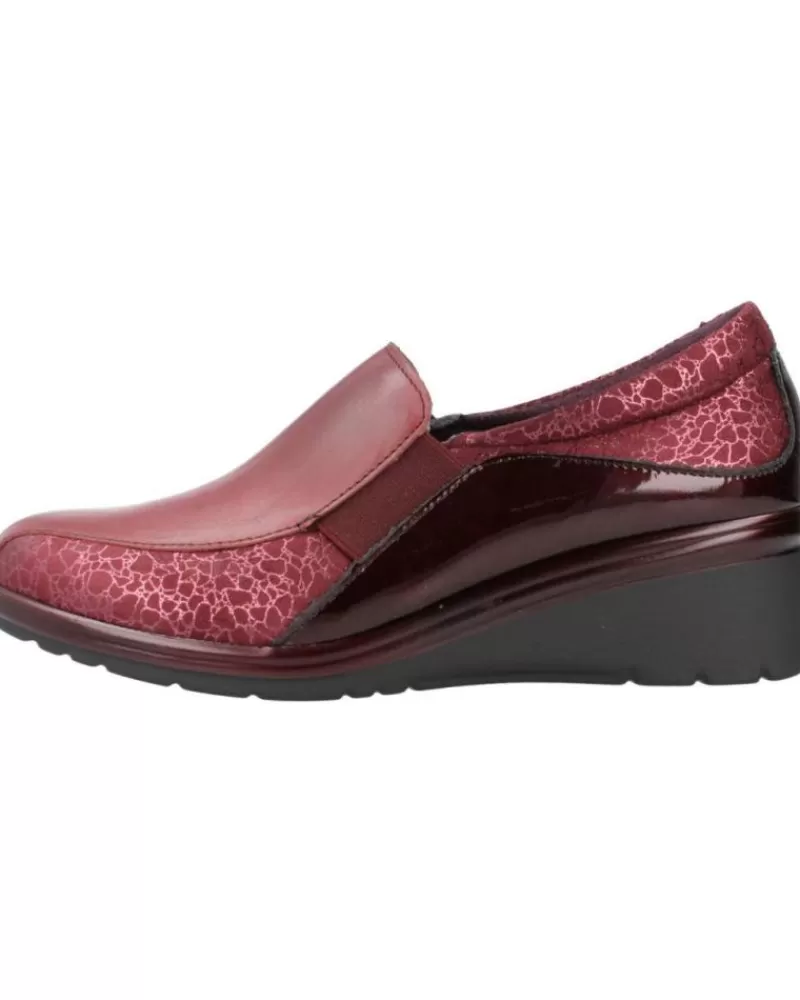 Woman PITILLOS Woman Mocasines 5323P Burdeos