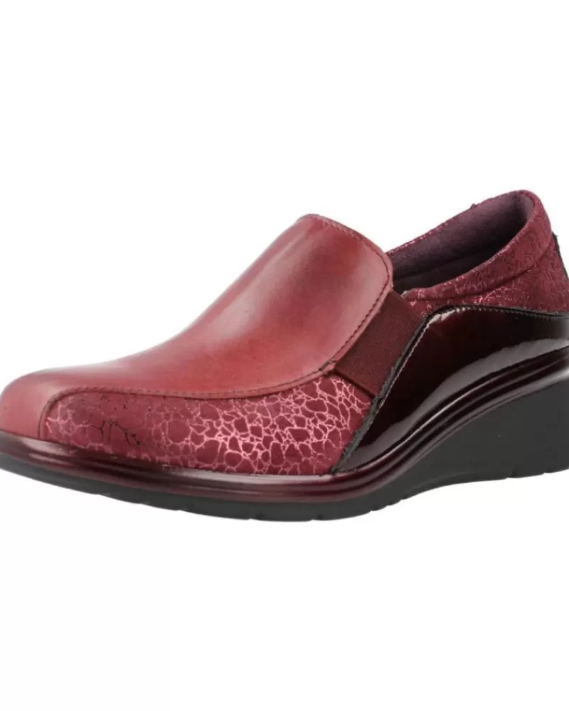 Woman PITILLOS Woman Mocasines 5323P Burdeos