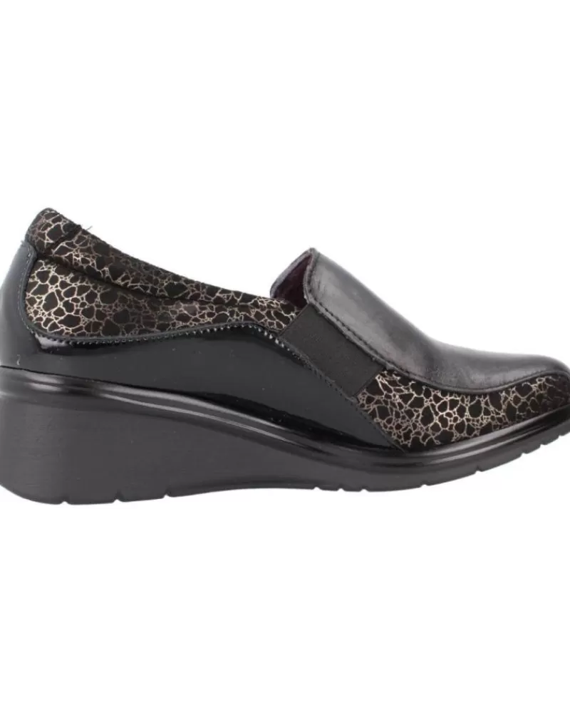 Woman PITILLOS Woman Mocasines 5323P Negro