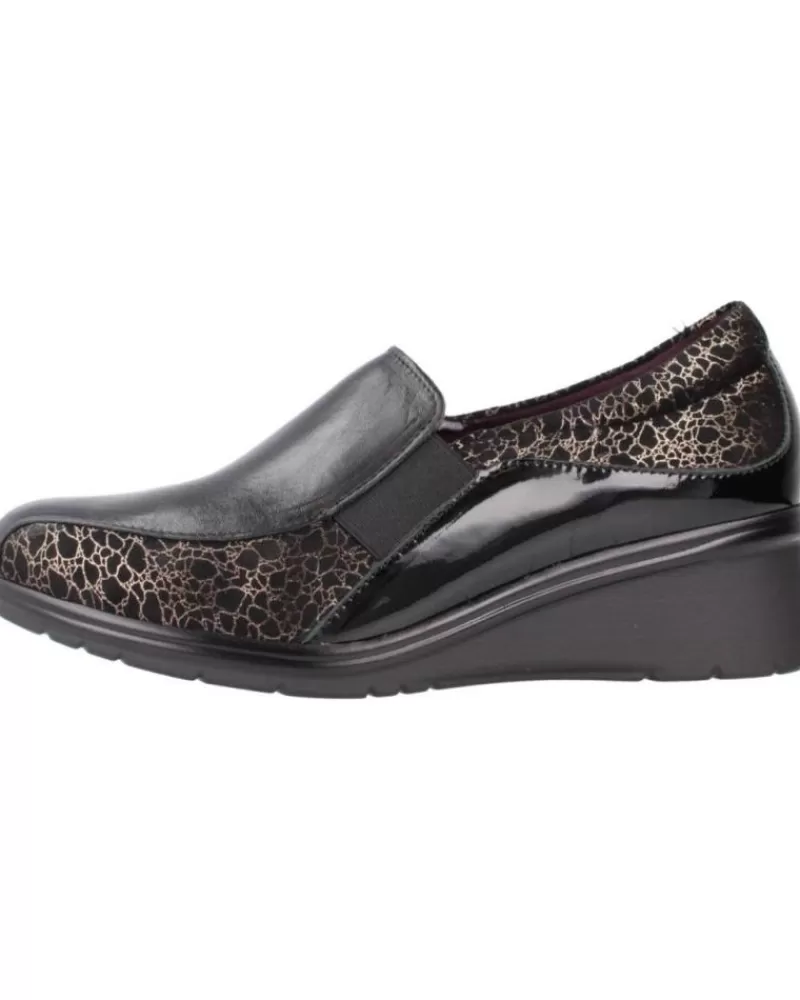 Woman PITILLOS Woman Mocasines 5323P Negro