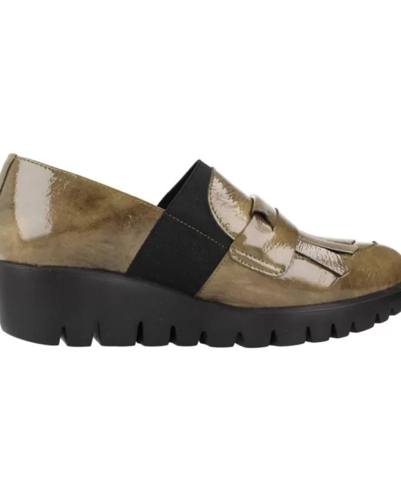 Woman WONDERS Woman Mocasines Iris Verde