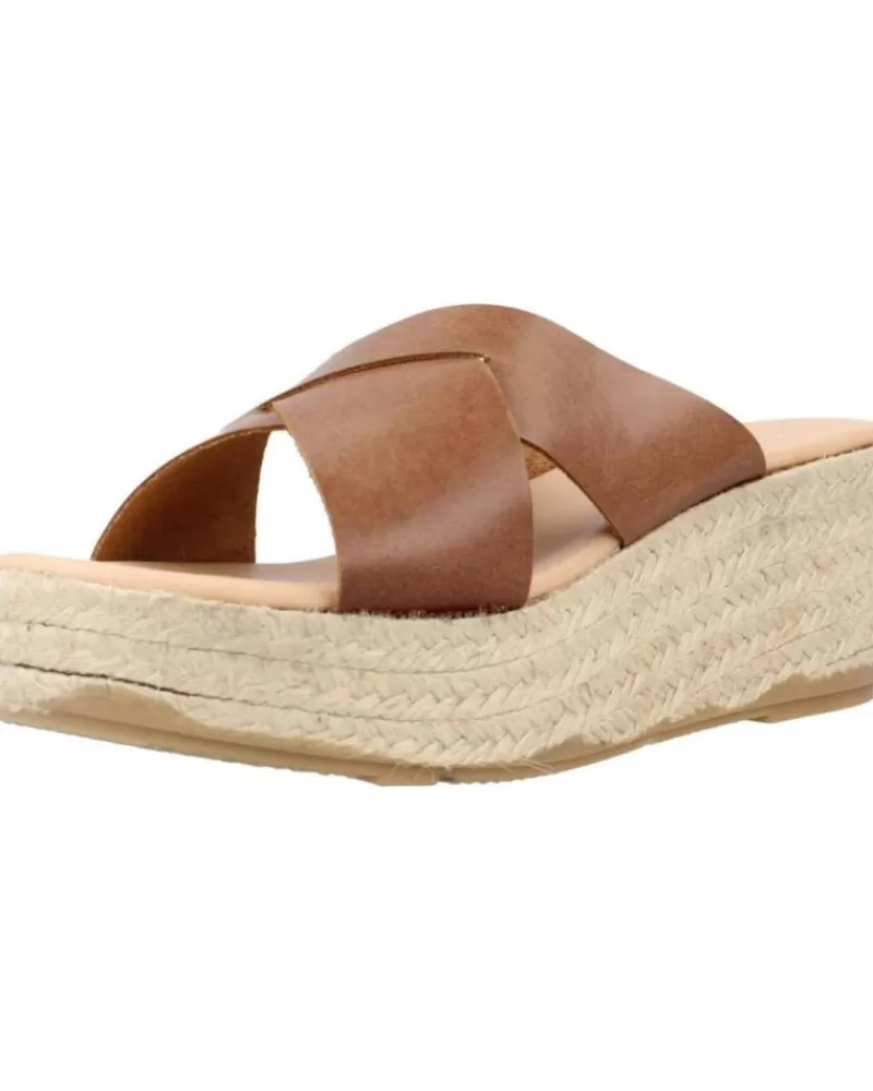 Woman CLARA DURAN Woman Sandals Platafp7Cd Marron