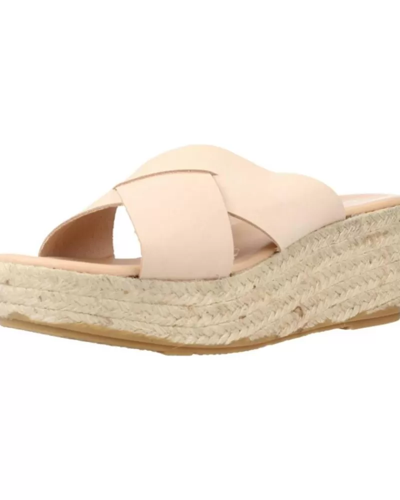 Woman CLARA DURAN Woman Sandals Platafp7Cd Nude