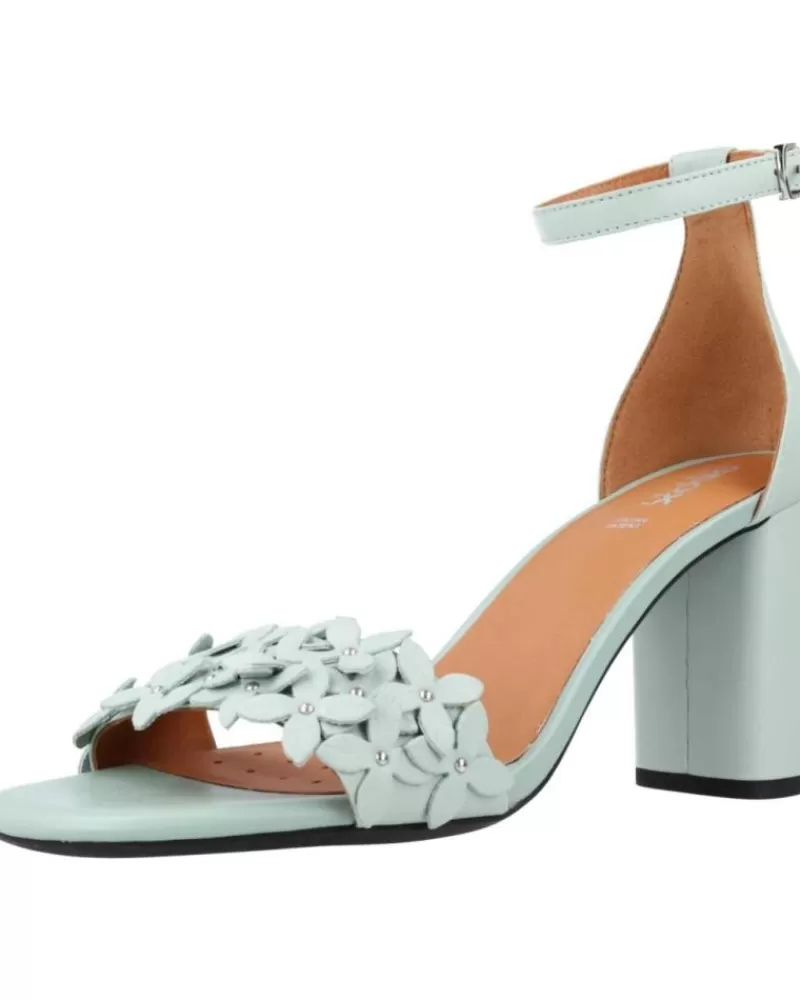 Woman GEOX Woman Sandals D Eraklia High Verde
