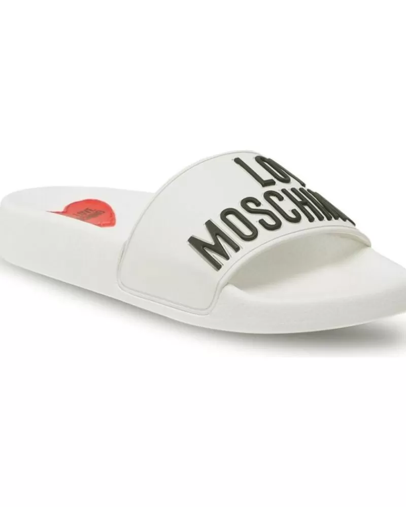 Woman LOVE MOSCHINO Woman Sandals - Ja28052G1Gi14 White