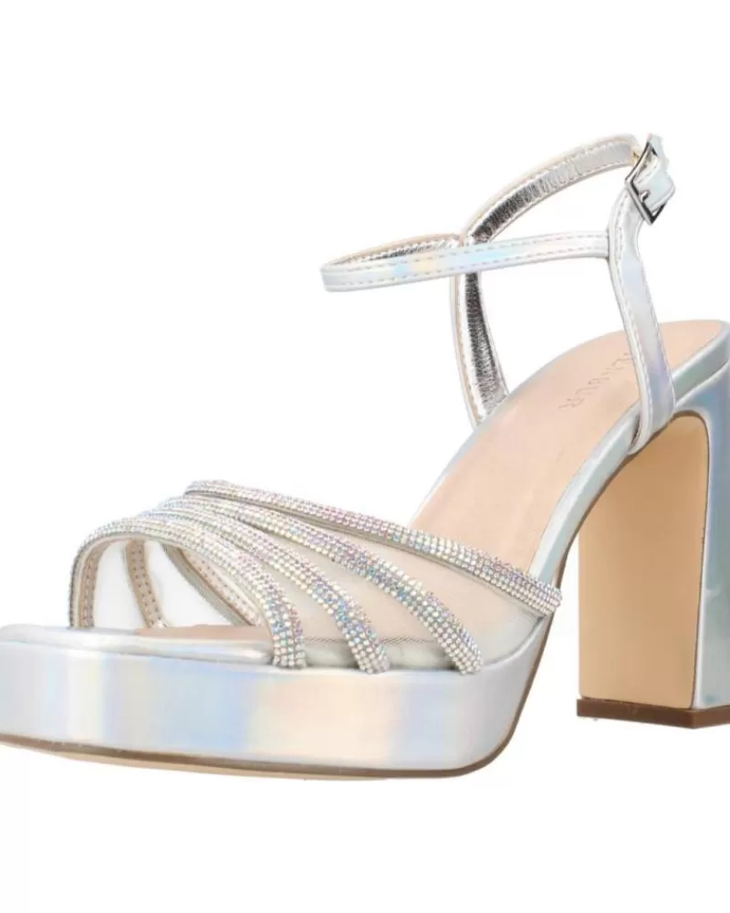 Woman MENBUR Woman Sandals Aelous Plata