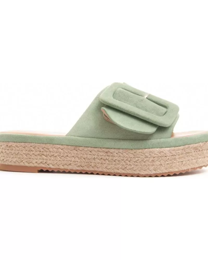 Woman MONTEVITA Woman Sandals Paland Green