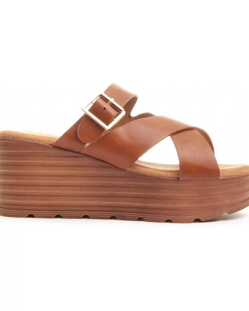 Woman MONTEVITA Woman Sandals Wedsun3 Brown