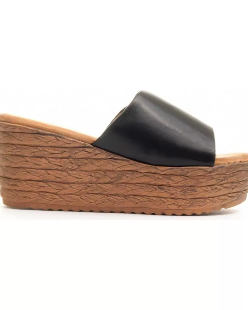 Woman MONTEVITA Woman Sandals Wedsun4 Black
