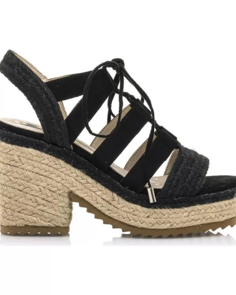 Woman MTNG Woman Sandals Sandalias De Tacon Mustang 50540 Negro