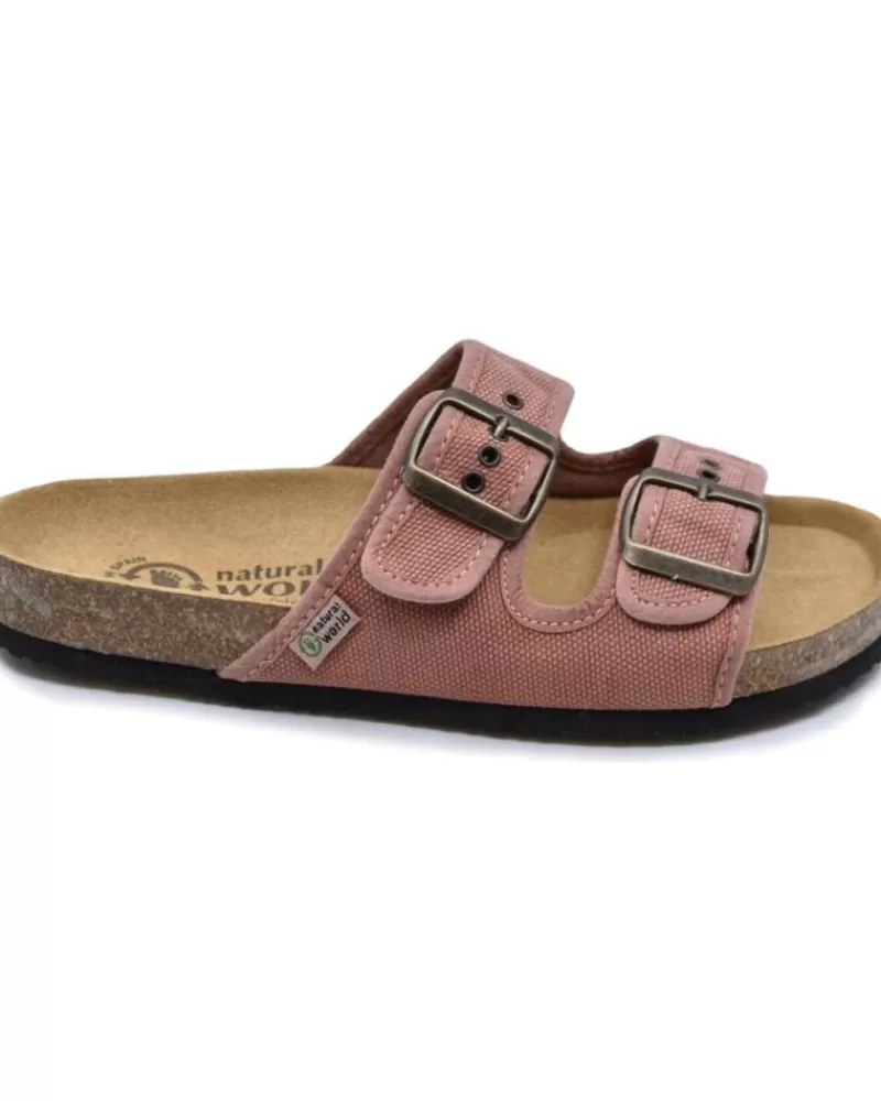 Woman NATURAL WORLD Woman Sandals Sandalias Eco 7001E Naranja