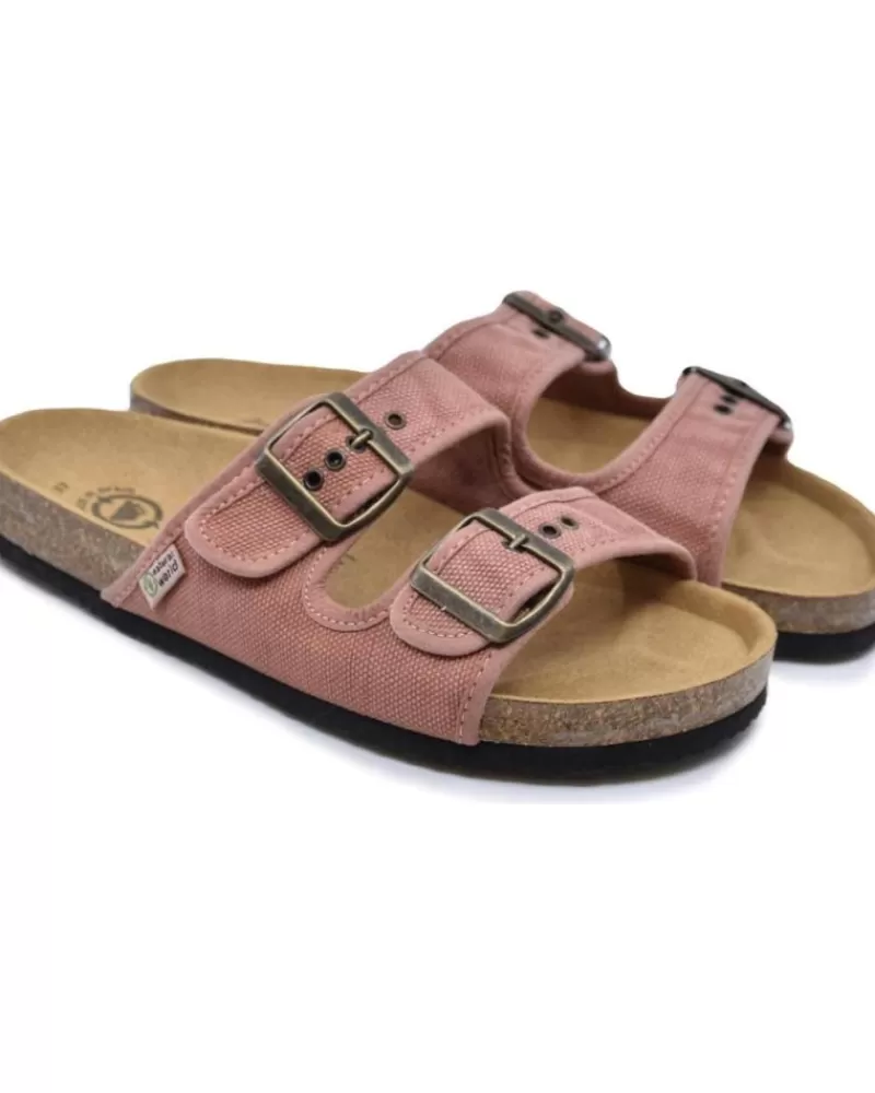 Woman NATURAL WORLD Woman Sandals Sandalias Eco 7001E Naranja
