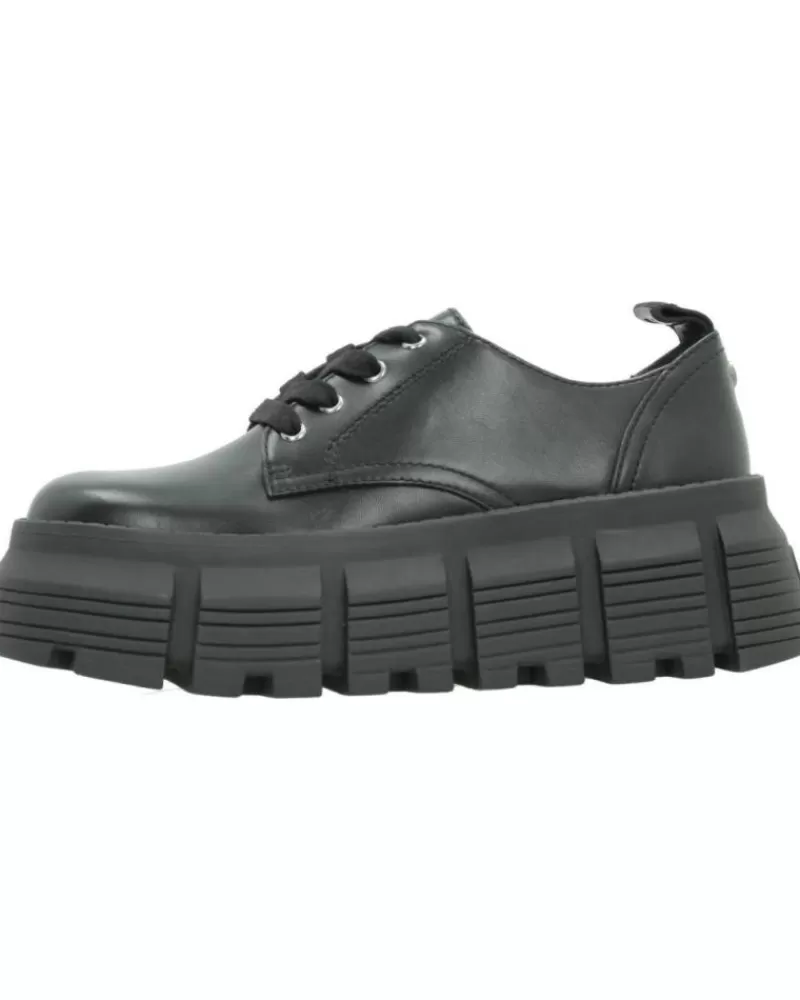 Woman BUFFALO Woman Shoes Ava Laceup Lo Negro
