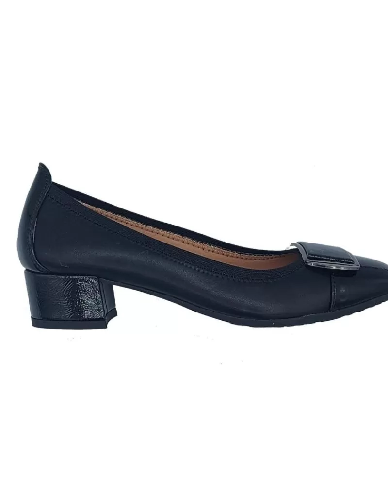 Woman CALZADOMANIA Woman Shoes Zapato Salon Tacon Negro