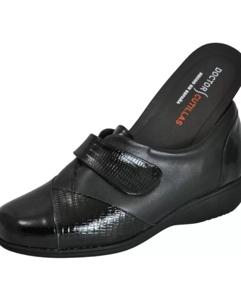Woman D`CUTILLAS Woman Shoes Doctor Cutillas - Zapatos Velcro Invierno Mujer Planti Negro