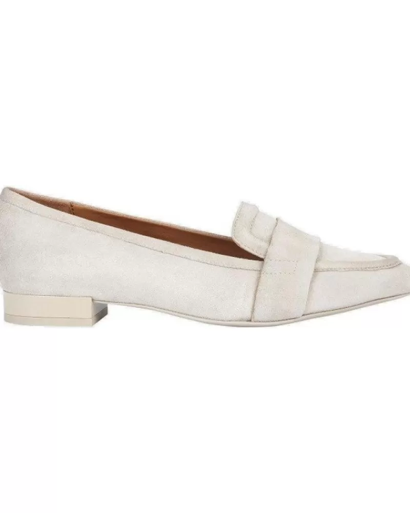 Woman GEOX Woman Shoes D Charyssa A - Camoscio D359Ba00021 Beige Blanco