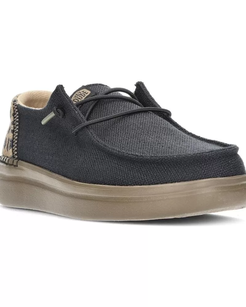 Woman HEY DUDE Woman Shoes Zapatos Dude Wendy Rise Leo 40204 Black