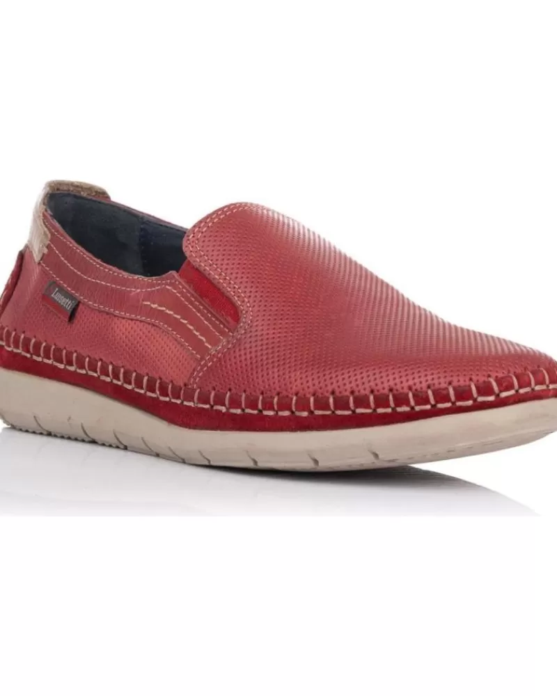 Woman LUISETTI Woman Shoes Zapatos De Sport 29505 Burdeos Rojo