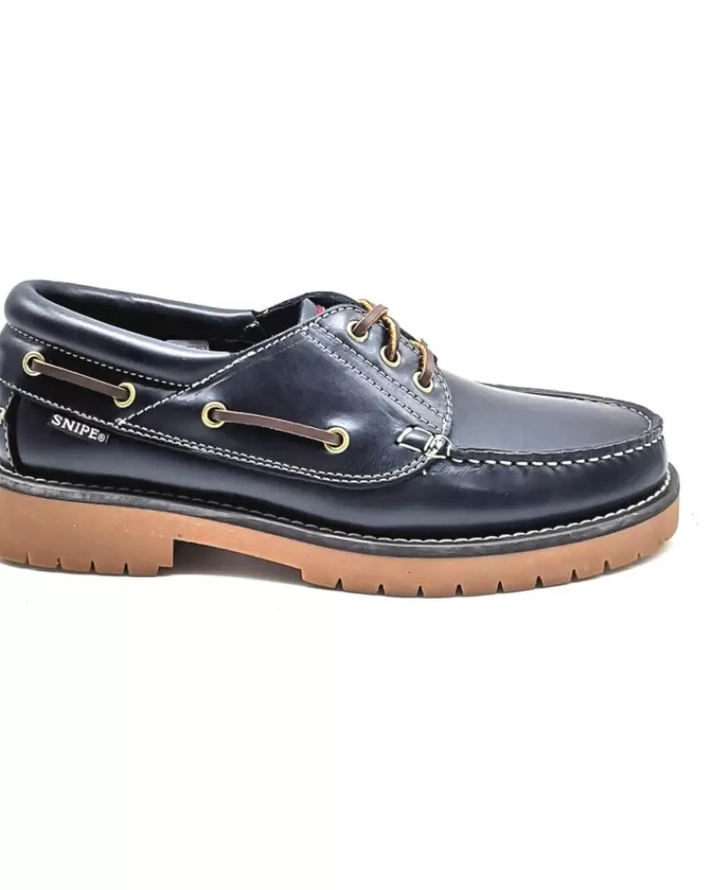 Woman SNIPE Woman Shoes Nauticos Cordones Marino