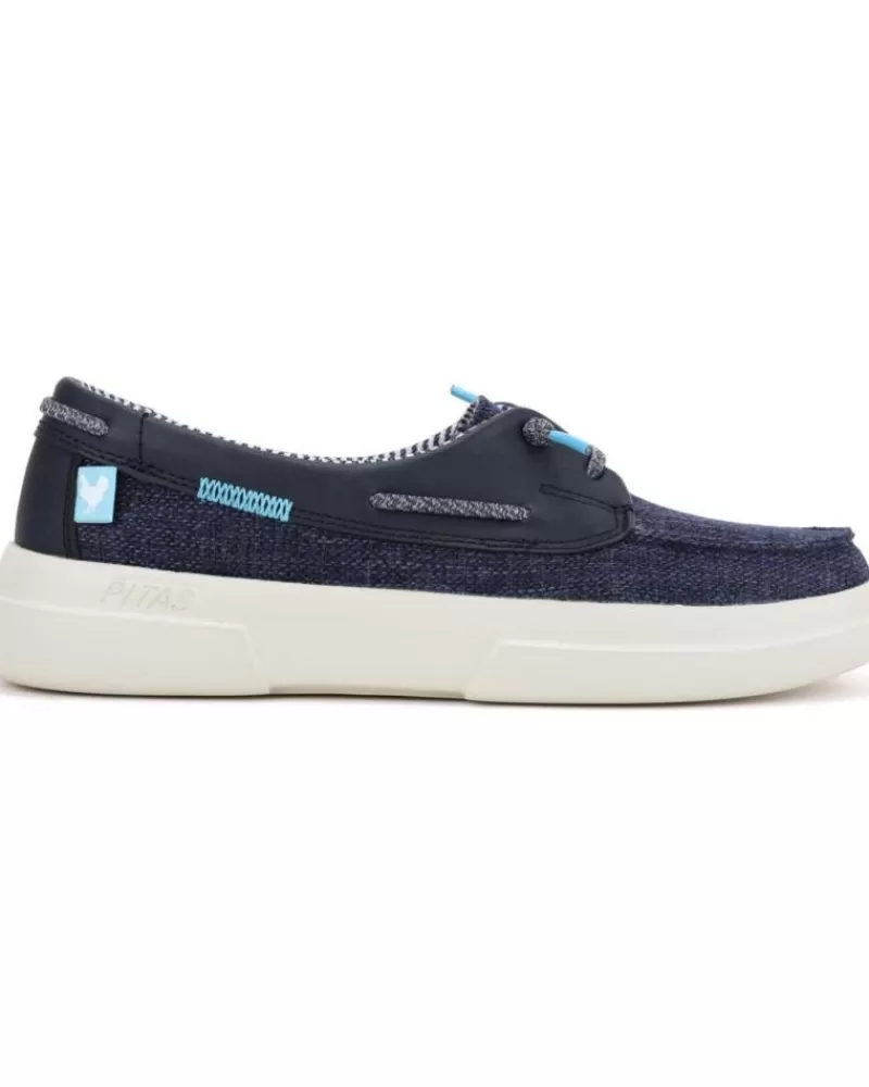 Woman WALK IN PITAS Woman Shoes Nautico Pic Mujer Azul Marino