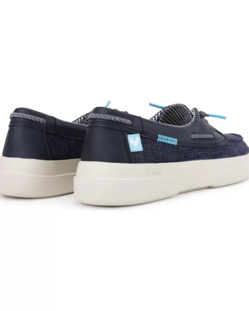 Woman WALK IN PITAS Woman Shoes Nautico Pic Mujer Azul Marino