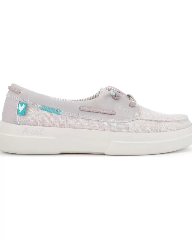 Woman WALK IN PITAS Woman Shoes Nautico Pic Mujer Beige