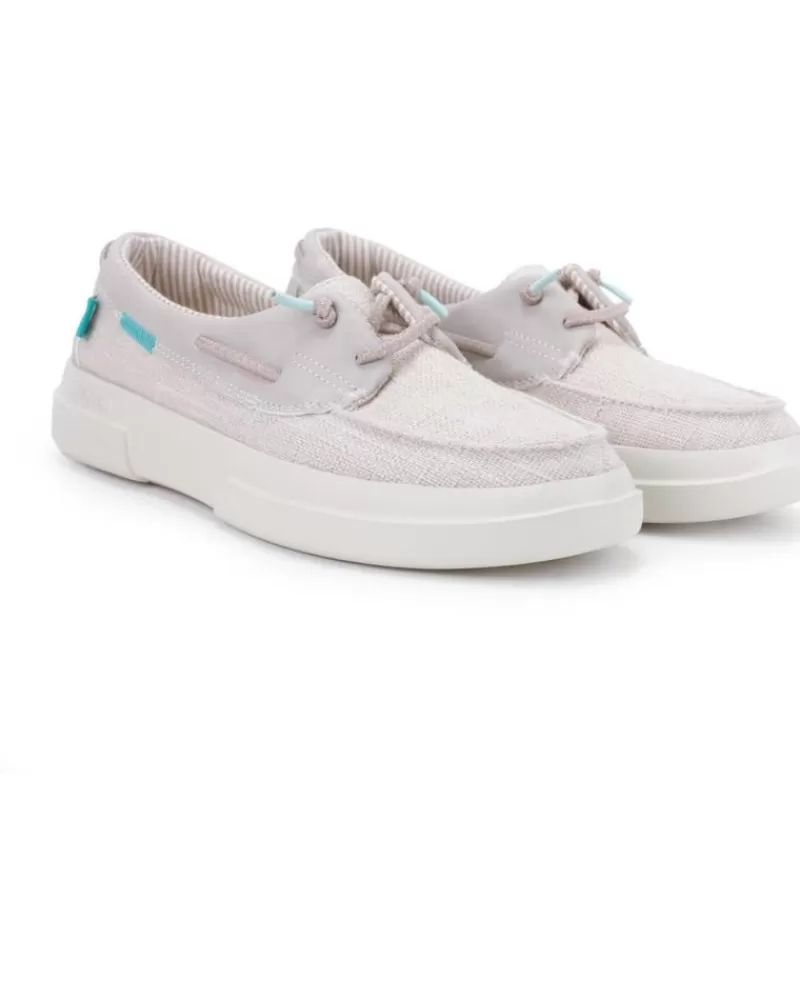 Woman WALK IN PITAS Woman Shoes Nautico Pic Mujer Beige