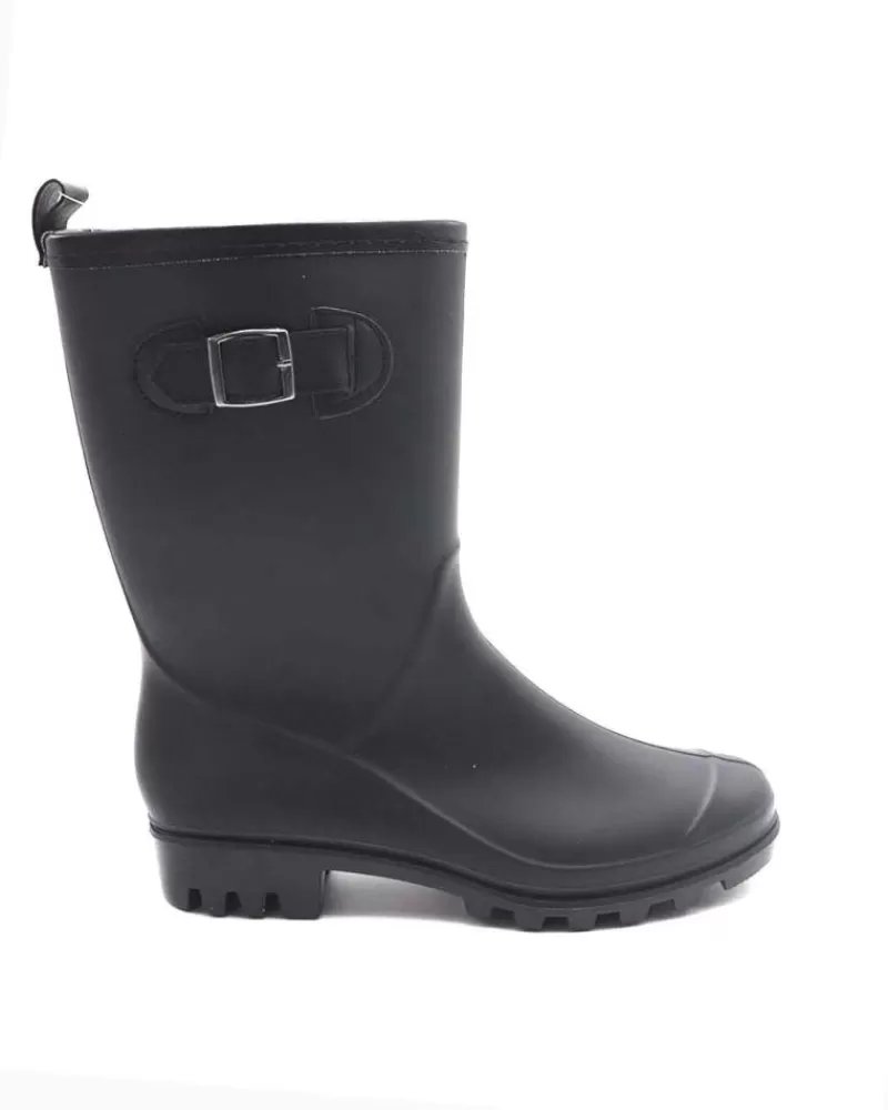 Woman KELARA Woman Wellington Boots Media Bota K11109 Negro