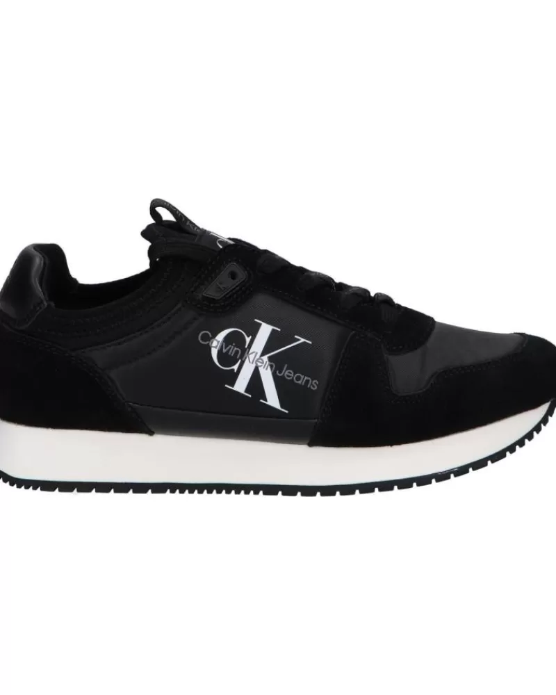 Woman CALVIN KLEIN Woman Zapatillas Deporte Yw0Yw00840 Sock Laceup 01H Black