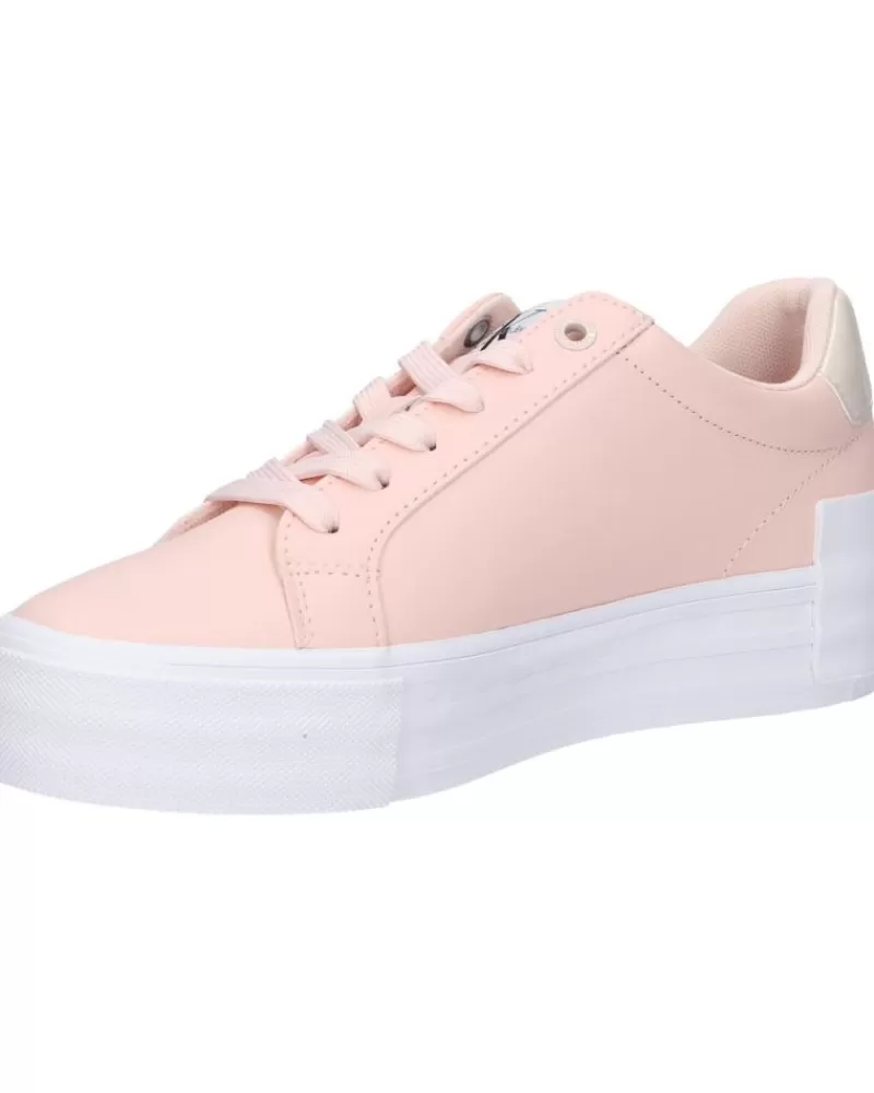 Woman CALVIN KLEIN Woman Zapatillas Deporte Yw0Yw01294 Bold Vulc Flatf 0J2 Peach Blush-Eggshell