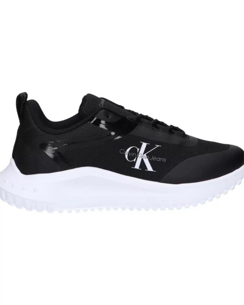 Woman CALVIN KLEIN Woman Zapatillas Deporte Yw0Yw01442 Eva Runner Low 0Gm Black-Bright White