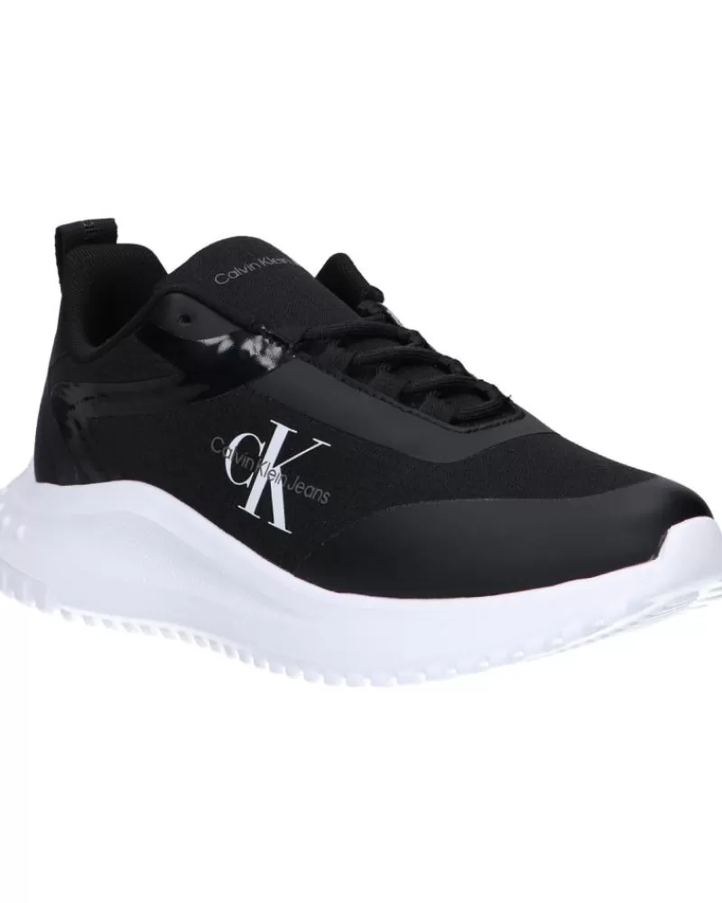 Woman CALVIN KLEIN Woman Zapatillas Deporte Yw0Yw01442 Eva Runner Low 0Gm Black-Bright White