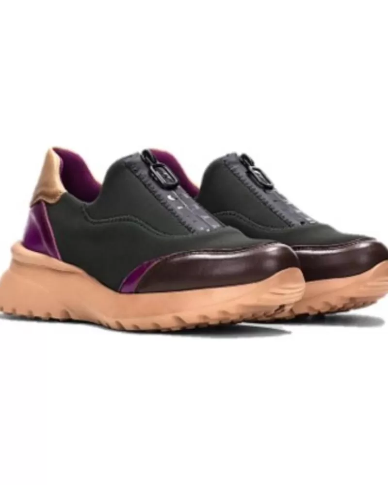 Woman HISPANITAS Woman Zapatillas Deporte Zapato Confort Para Mujer Chi233032 Verde