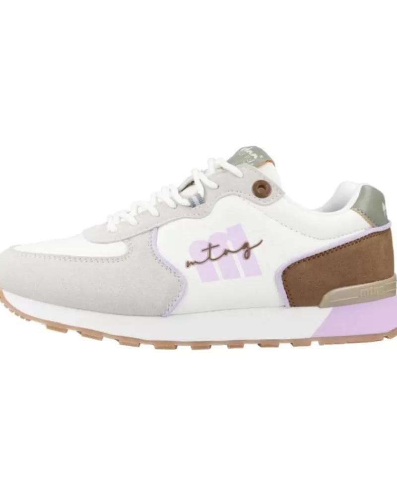 Woman MTNG Woman Zapatillas Deporte Sneakers Mustang 60080 Blanco-Verde