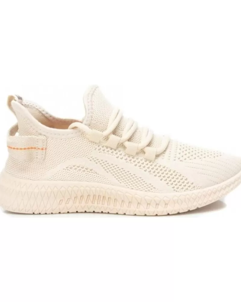 Woman REFRESH Woman Zapatillas Deporte Deportiva Textil Con Plantilla Memory Foam Beige