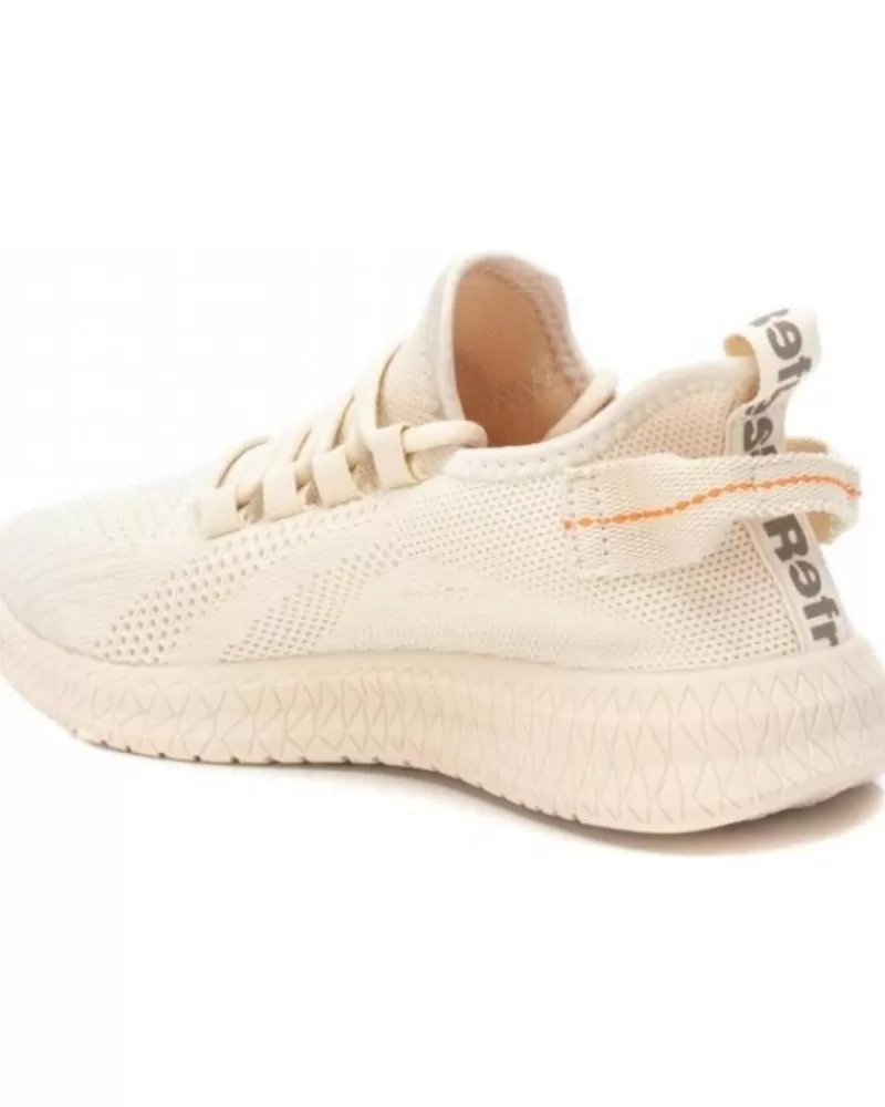 Woman REFRESH Woman Zapatillas Deporte Deportiva Textil Con Plantilla Memory Foam Beige