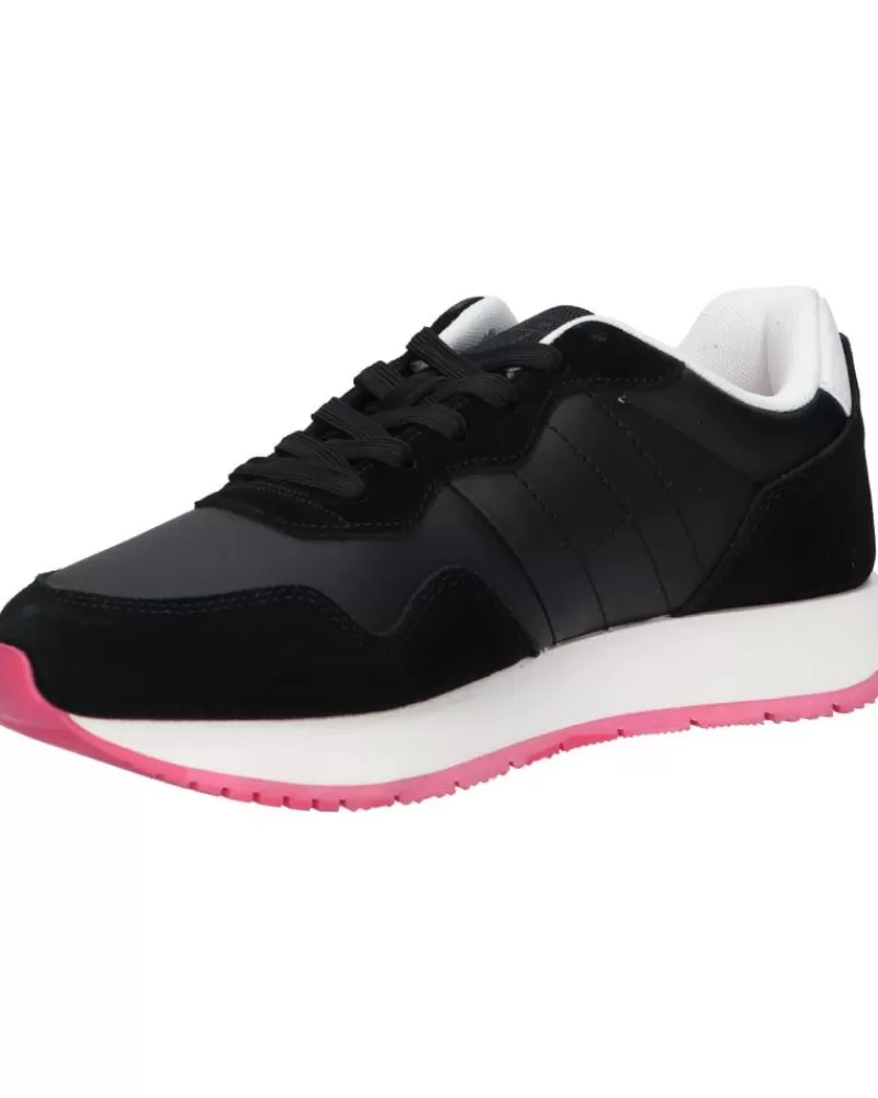 Woman TOMMY HILFIGER Woman Zapatillas Deporte En0En02510 Eva Runner Mat Mix Ess Bds Black