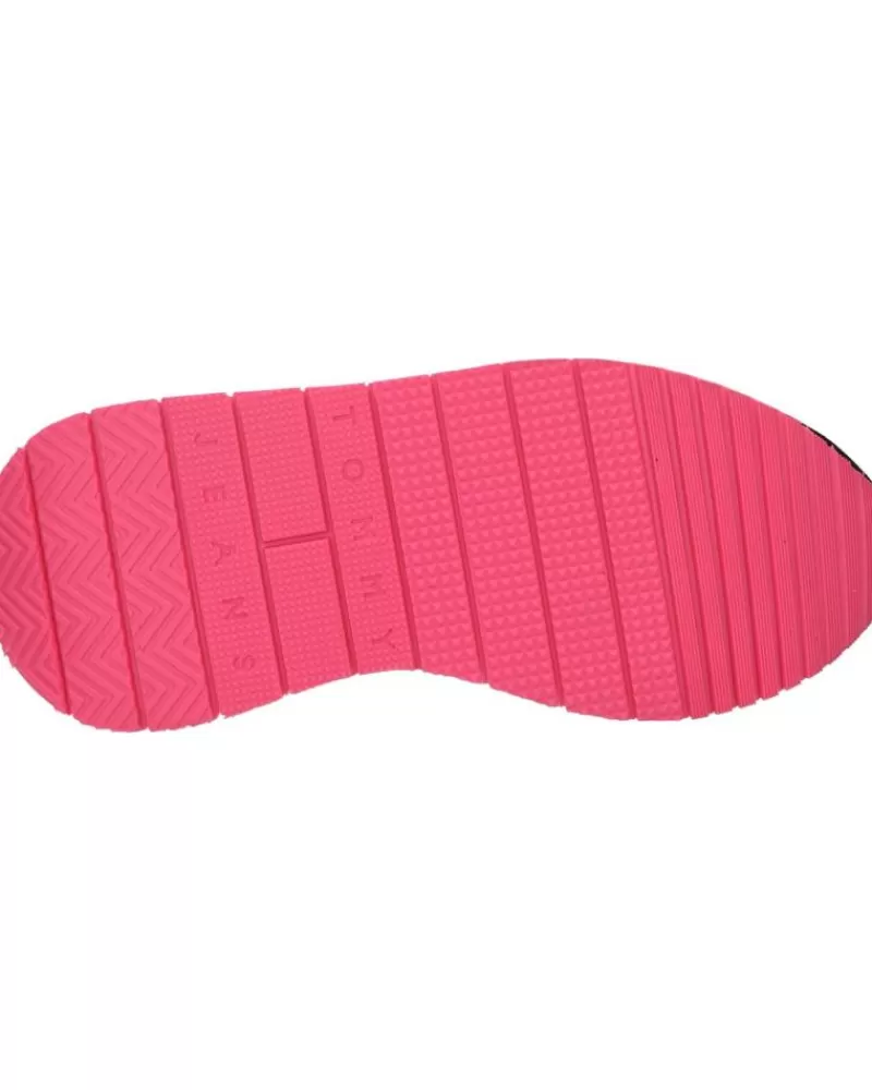 Woman TOMMY HILFIGER Woman Zapatillas Deporte En0En02510 Eva Runner Mat Mix Ess Bds Black
