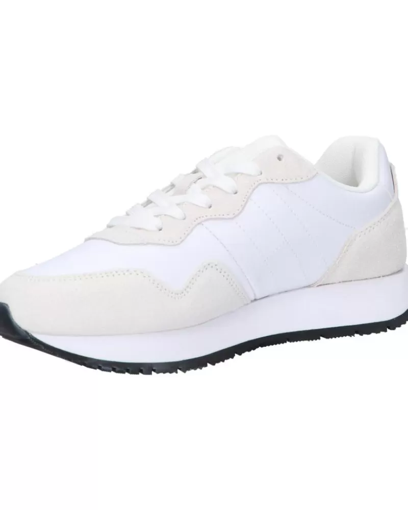 Woman TOMMY HILFIGER Woman Zapatillas Deporte En0En02510 Eva Runner Mat Mix Ess Ybs White