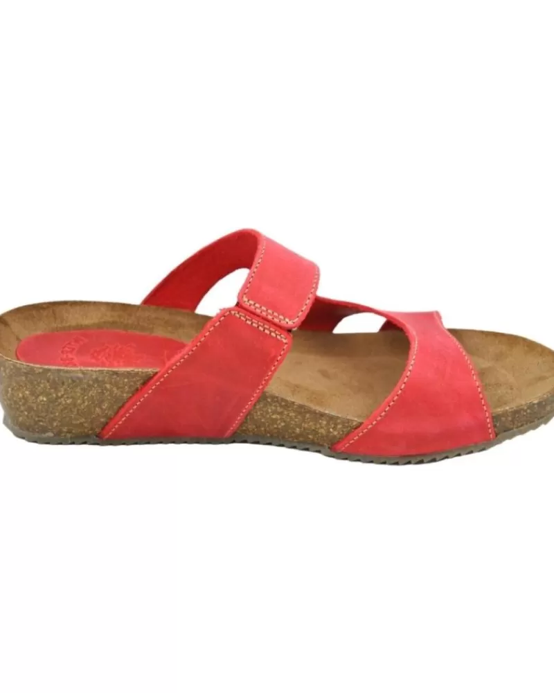 Woman INTERBIOS Woman Zapatos De Cuna Inter-Bios 5317 Sandalia Bio Mujer Piel Rojo