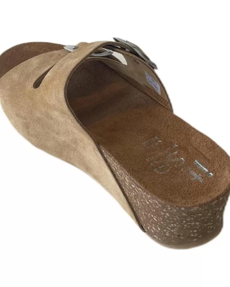 Woman ITSE Woman Zapatos De Cuna 5711 Camel Marron